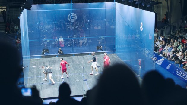 Action: Squash teams event.