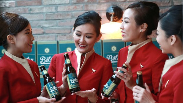Betsy: Cathay Pacific's beer is designed to taste great at high altitude.