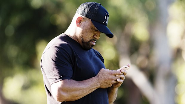 Sidelined: John Hopoate.