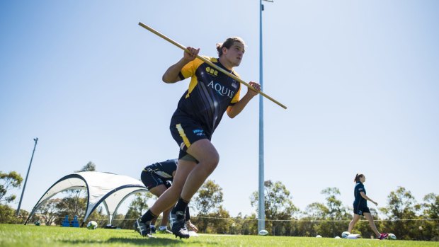 Ben Hyne will make his Brumbies debut on Friday night.