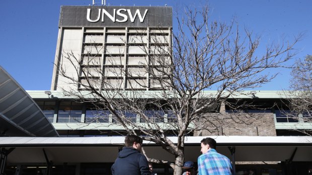 Students at UNSW have condemned the behaviour. 