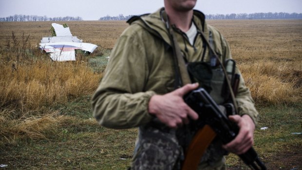 Tension mounting: Troop movements have sparked fears of a return to open warfare in the Donetsk region of Ukraine, where Malaysia Airlines flight MH17 was shot down in July.