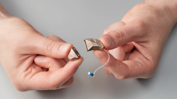 The Facett hearing aid: joint winner in the 2018 Good Design Awards.