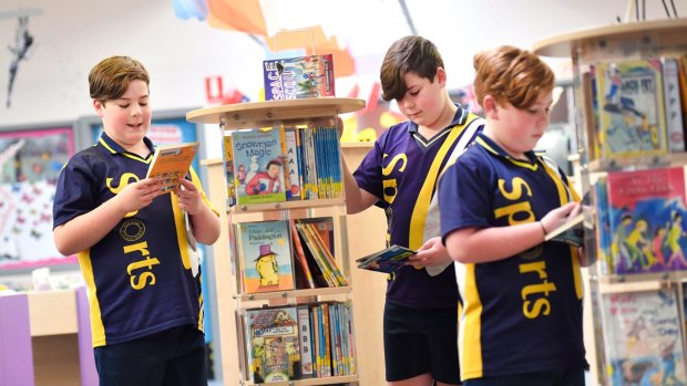Park Ridge Primary School worked to get boys reading more for enjoyment. 