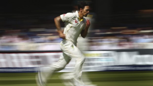 Express pace: Mitchell Johnson is about to join an exclusive club