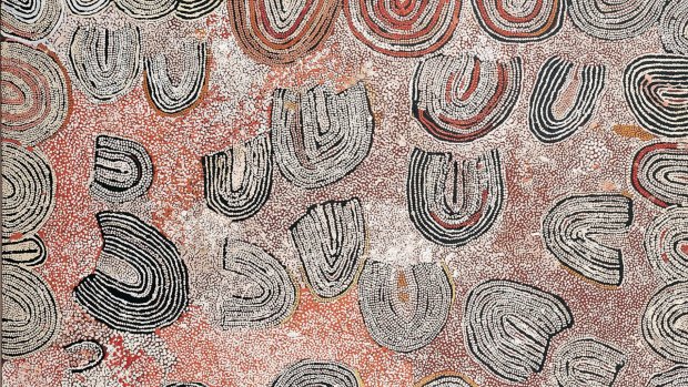 Naata Nungurrayi. Marrapinti, 2001. (Detail) Estimates $60,000 - $80,000.