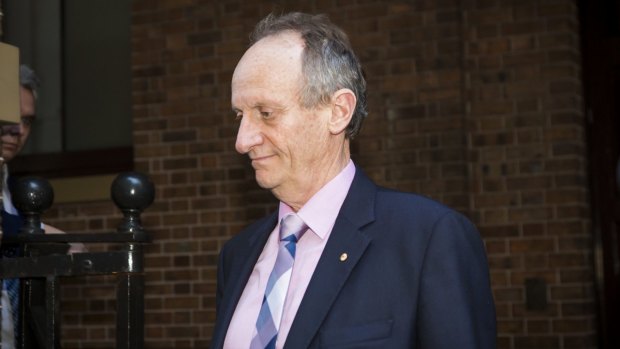 Senior crown prosecutor Mark Tedeschi, QC, outside court in Sydney in 2016.