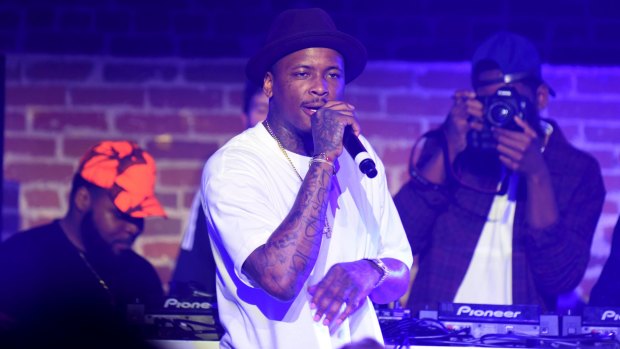 Rapper YG performing in Los Angeles last year.