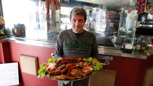 Alexander Dzepovski Macedonian community member who has complained that an Orthodox interfaith lunch won't have pork on the menu for its lunch next week.