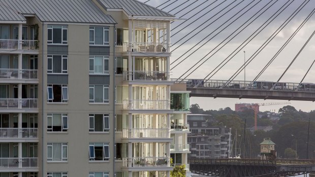 Pyrmont is one of Australia's most dense suburbs with 15,000 people per square kilometre.