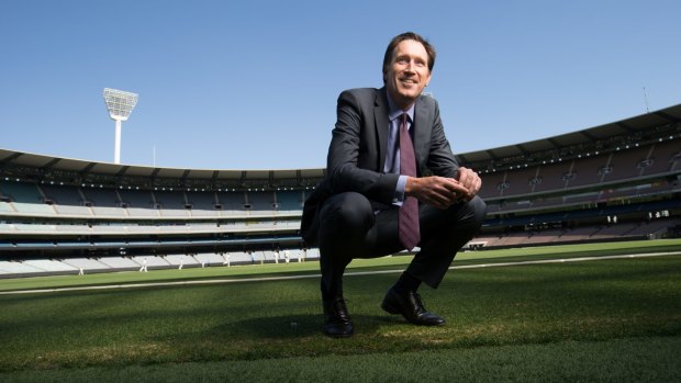  James Sutherland CEO of Cricket Australia at MCG.