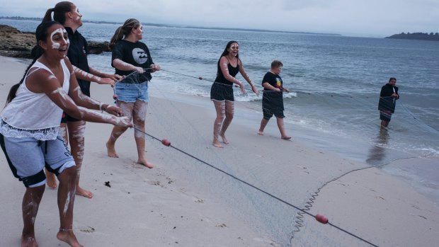 Local Aboriginal fishermen regained their cultural rights to fish at Botany Bay this year after 35 years of being banned. On Saturday, Aboriginal kids from the area, and beyond, will be taught how to fish in the traditional way to keep the culture alive for the next generation. 
