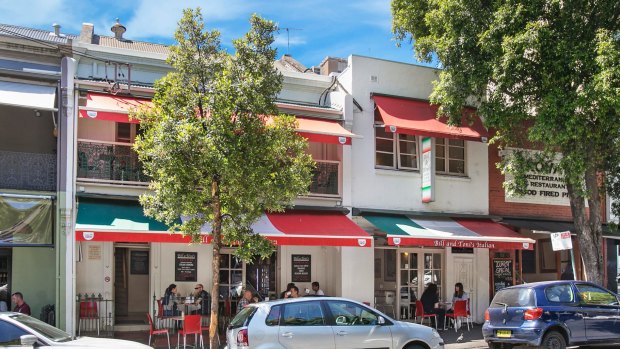 72-74 Stanley Street, Darlinghurst, is being offered for sale with a 10-year lease to Bill and Tony's restaurant.