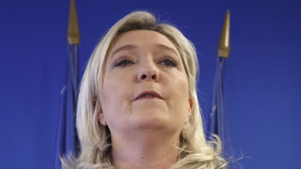 Far-right leader Marine le Pen has built a sizeable following in France. 