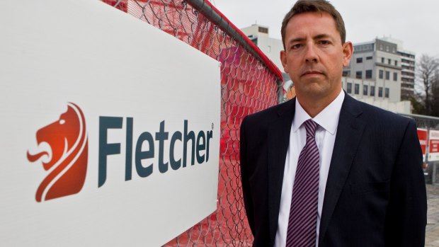 Fletcher Building CEO Mark Adamson has been shown the door minus share options and any stock in the company's long-term incentive scheme.