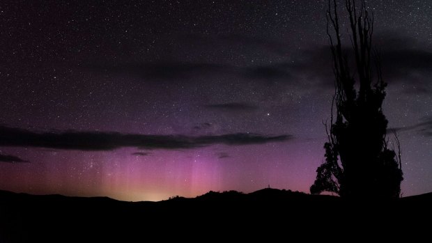 Ian Williams drove from his home in Tuggeranong to Bredbo in NSW to capture the lights.