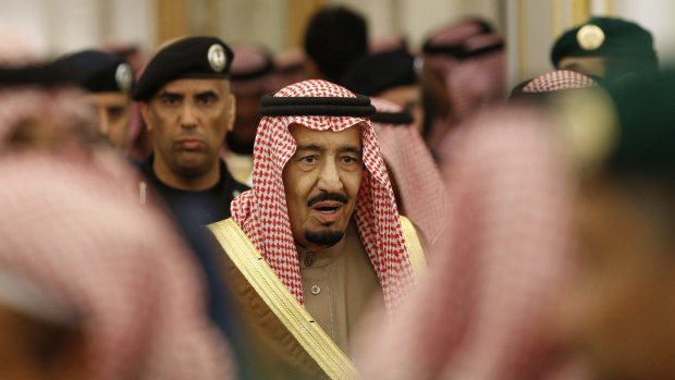 Saudi Arabia's King Salman in Riyadh last year. 
