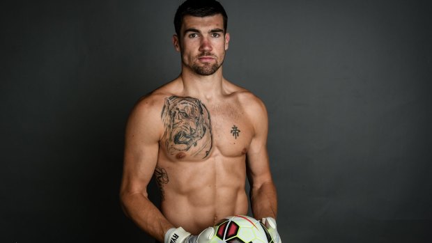 Making it big: Socceroos goalkeeper Mat Ryan.