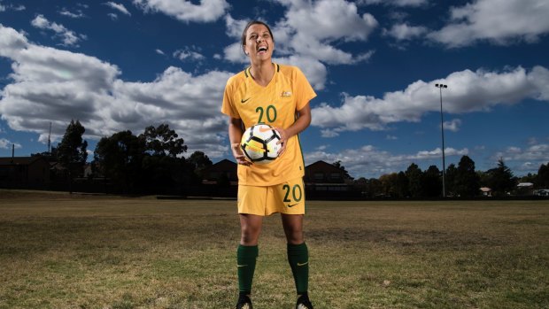 Sam Kerr is on a shortlist of 10 for the women's player of the year award.