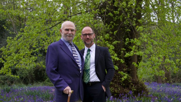 Bill Hayes (right) was not just falling in love with Oliver Sacks, but was undergoing an entirely new emotional experience – one of adoration.