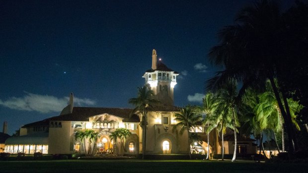 Donald Trump's Mar-a-Lago resort, the so-called winter White House, in Palm Beach, Florida.