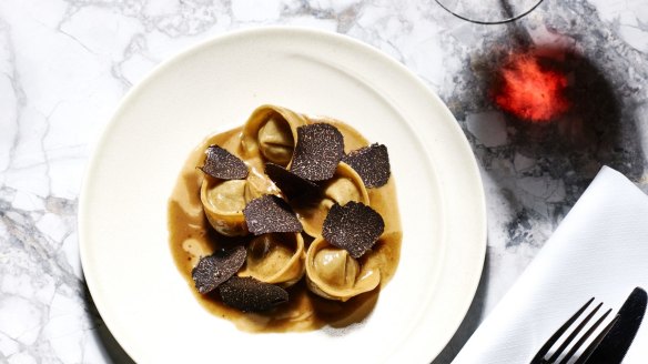 Tortellini with truffle at Tipo 00, Melbourne.