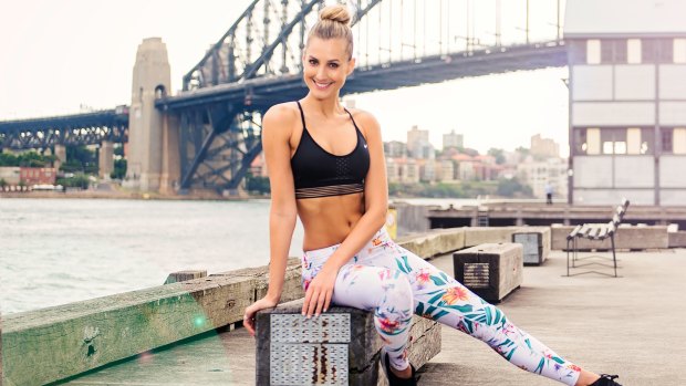 Laura Dundovic rocking this summer's must-have leggings by We Are Handsome in aid of cancer initiative, Look Good Feel Better.