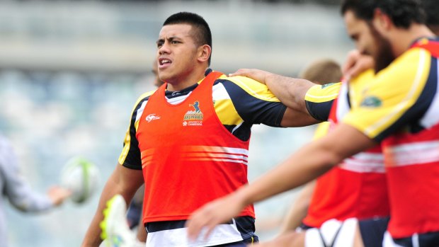 Allan Alaalatoa will get a chance in the Brumbies starting team on Friday night.