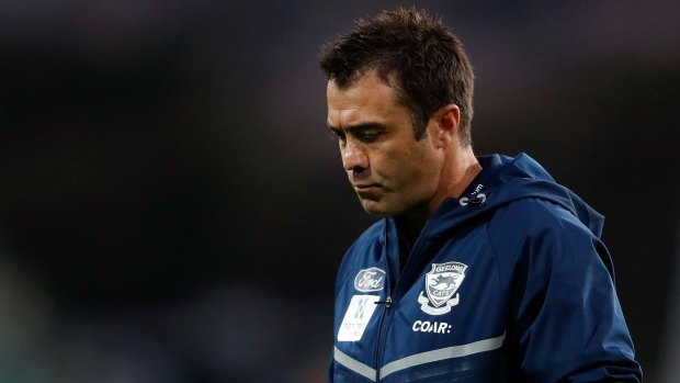 Kelly is negotiating a deal for premiership coach Chris Scott at Geelong and opposes any six-month payout clause.