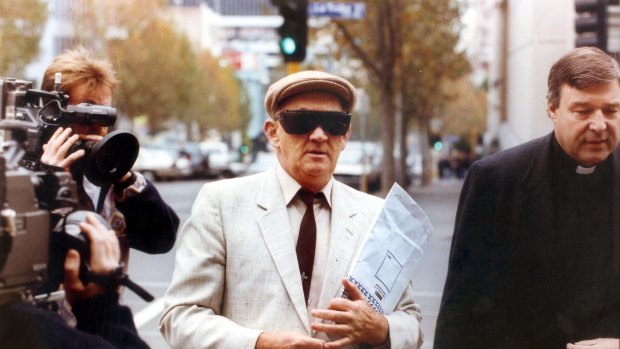 Gerald Ridsdale outside court in 1993.