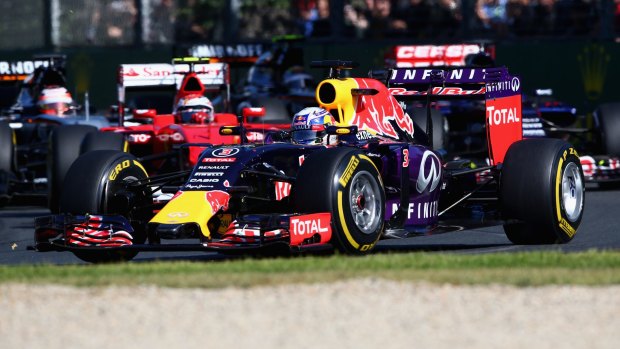 Daniel Ricciardo of Australia finished sixth in his home grand prix.