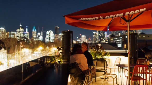 Johnny's Green Room, on the rooftop of King and Godfree in Carlton.