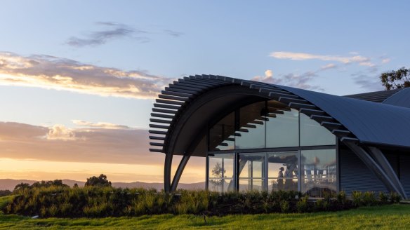 Levantine Hill's new $20 million winery and events space.