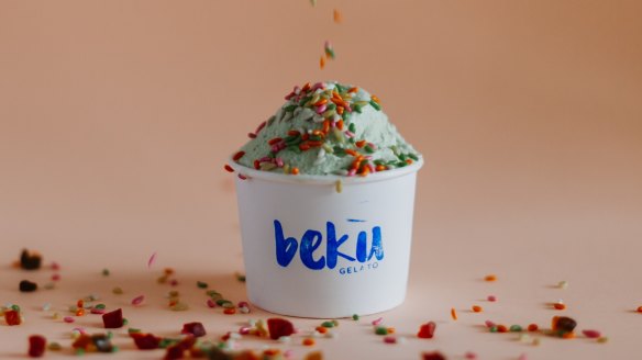 Paan gelato (like the Indian snack made from betel leaf and spices) is one of the flavours you'll find at Beku Gelato.