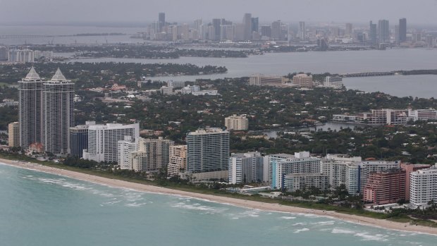 Miami Beach in Florida - one place exposed to rising sea levels.