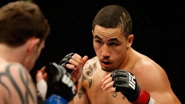 Robert Whittaker says he feels honoured and privileged to fight in the main event in Melbourne.