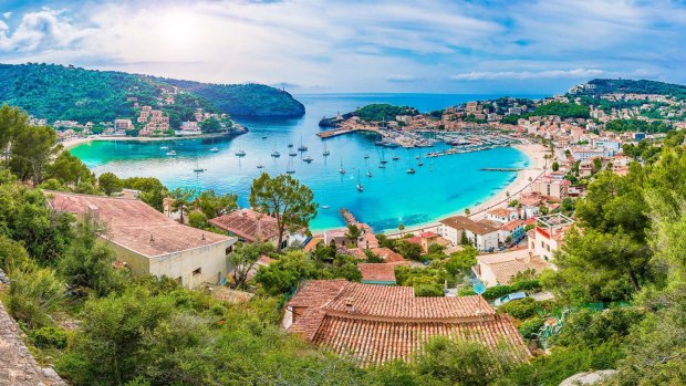 Porte de Soller, Palma Mallorca, Spain. 