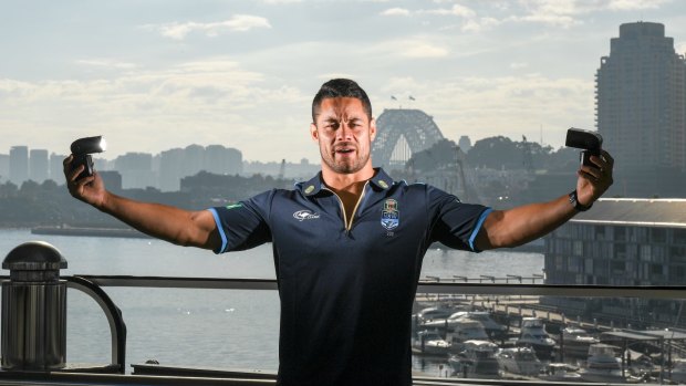 In the spotlight again: Jarryd Hayne is back in the NSW State of Origin team and he could not be happier.