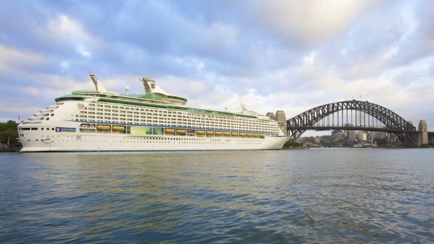 Voyager of the Seas in Sydney.