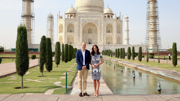 Prince William, Duke of Cambridge and Catherine, Duchess of Cambridge on a recent trip to Agra, India. 