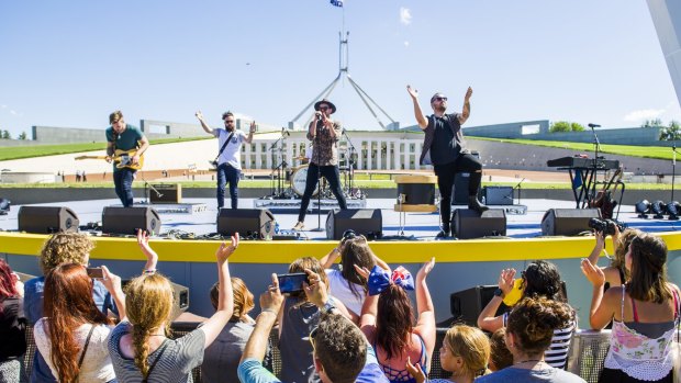 The 'Australia Day in the Capital' concert will replace the previous national event which was held outside Parliament House.