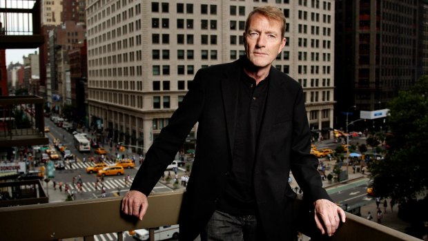 British author Lee Child says he writes all his books seat-of-the-pants-style and finds out what's happening in the story as he goes along.
