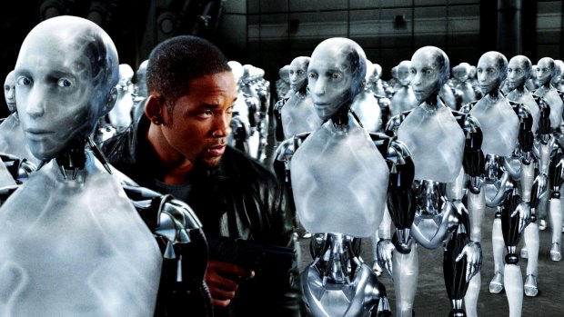 Will Smith as Del Spooner in I, Robot.