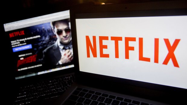 Netflix soared to a record high after saying that its video-streaming service topped 62 million subscribers worldwide, It is now worth $US34 billion ... exceeding the value of TV giant CBS.