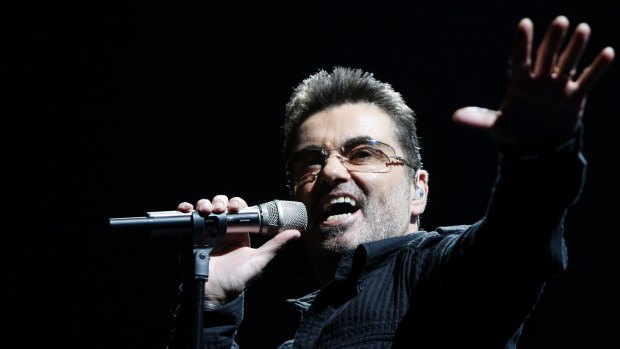 George Michael during his Live Global Tour.