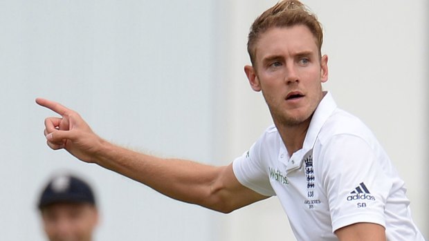 Eight-wicket haul: Stuart Broad.