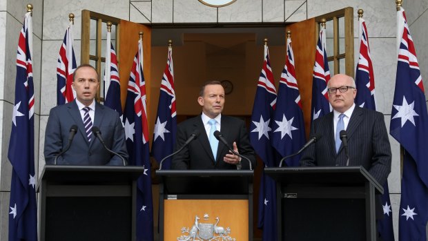 Wave, everybody: Abbott's 10-flag statement needed more wind than a windmill.