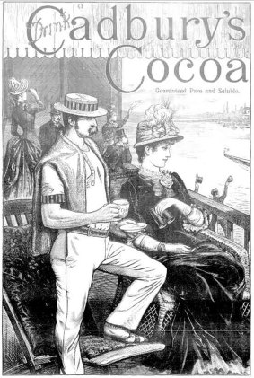 A Cadbury's advertisement for cocoa, published in the Sydney Mail and New South Wales Advertiser in 1885.