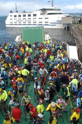 Way to go: Cyclists  ready for the Around the Bay.