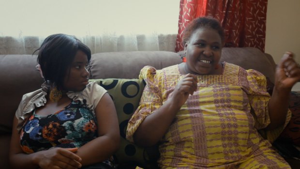 Yarrie Bangura and Rosemary Kariuki-Fyfe in <i>The Baulkham Hills African Ladies Troupe</i>.